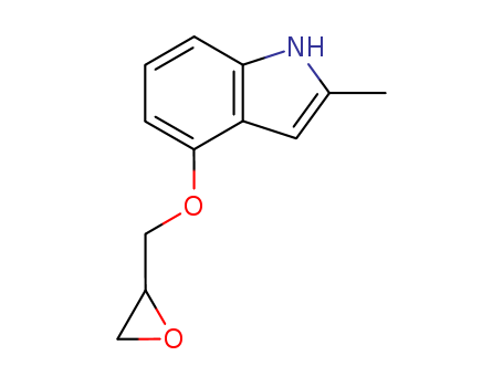 1H-Indole, 2-methyl-4-(oxiranylmethoxy)-