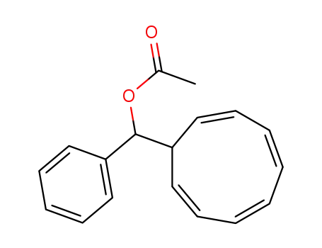 Molecular Structure of 86581-05-7 (Essigsaeure-<α-(2,4,6,8-cyclononatetraen-1-yl)benzyl>ester)