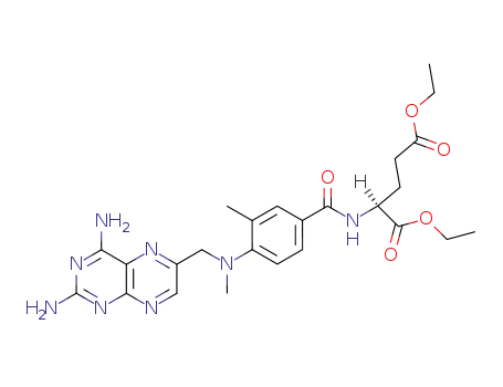 (S)-2-{4-[(2,4-Diamino-pteridin-6-ylmethyl)-methyl-amino]-3-methyl-benzoylamino}-pentanedioic acid diethyl ester