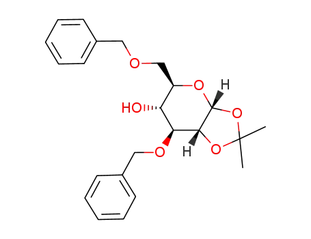 (3aR,5R,6R,7S,7aR)-7-Benzyloxy-5-benzyloxymethyl-2,2-dimethyl-tetrahydro-[1,3]dioxolo[4,5-b]pyran-6-ol