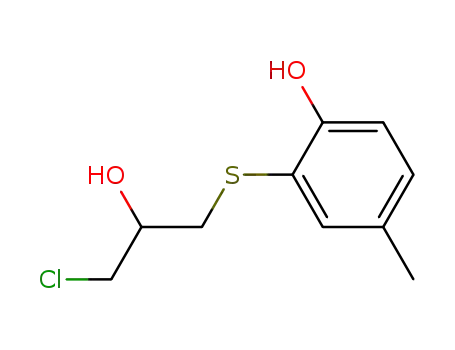 Phenol, 2-[(3-chloro-2-hydroxypropyl)thio]-4-methyl-
