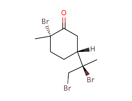 (1S,4R,8R)-1,8,9-tribromo-p-menthan-2-one