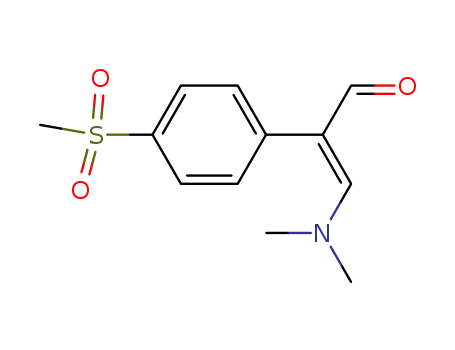 Benzeneacetaldehyde,
a-[(dimethylamino)methylene]-4-(methylsulfonyl)-
