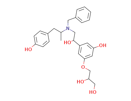 3-[3-(2-{Benzyl-[2-(4-hydroxy-phenyl)-1-methyl-ethyl]-amino}-1-hydroxy-ethyl)-5-hydroxy-phenoxy]-propane-1,2-diol