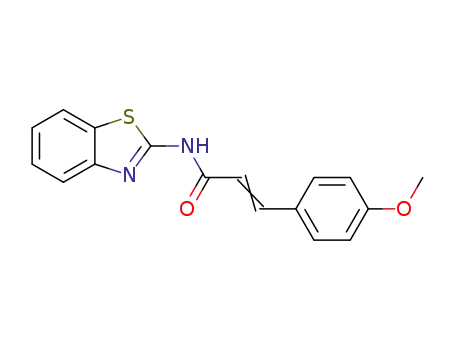 3-(4-methoxyphenyl)-prop-2-eneamidobenzothiazole