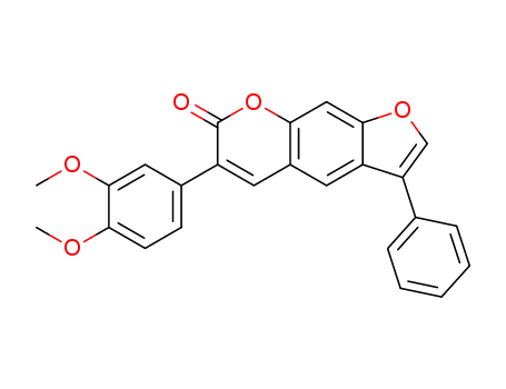 6-(3,4-dimethoxyphenyl)-3-phenylfuro[3,2-g]chromen-7-one