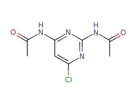 Molecular Structure of 7148-63-2 (Acetamide,N,N'-(6-chloro-2,4-pyrimidinediyl)bis- (9CI))