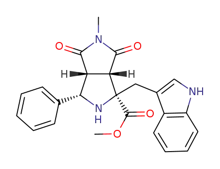 (1R,3S,3aR,6aS)-methyl 1-((1H-indol-3-yl)methyl)-octahydro-5-methyl-4,6-dioxo-3-phenylpyrrolo[3,4-c]pyrrole-1-carboxylate