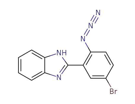 Molecular Structure of 112253-94-8 (1H-Benzimidazole, 2-(2-azido-5-bromophenyl)-)