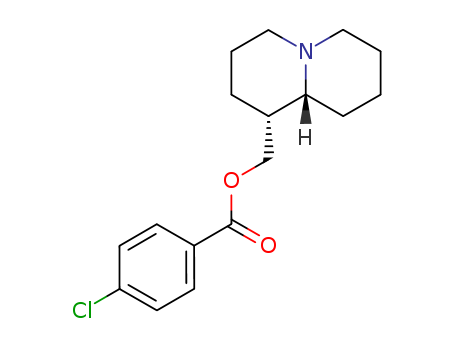 Lupinine p-chlorobenzoic acid ester hydrochloride