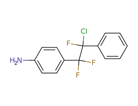 Benzenamine, 4-(2-chloro-1,1,2-trifluoro-2-phenylethyl)-