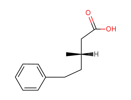 Molecular Structure of 41927-32-6 (Benzenepentanoic acid, b-methyl-, (S)-)