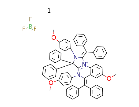 C<sub>63</sub>H<sub>50</sub>N<sub>3</sub>O<sub>3</sub><sup>(1+)</sup>*BF<sub>4</sub><sup>(1-)</sup>