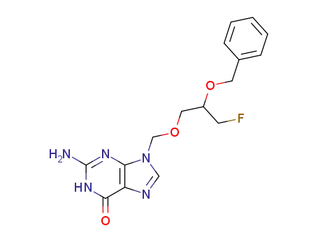 (+/-)-9-<<2-(benzyloxy)-3-fluoro-1-propoxy>methyl>guanine