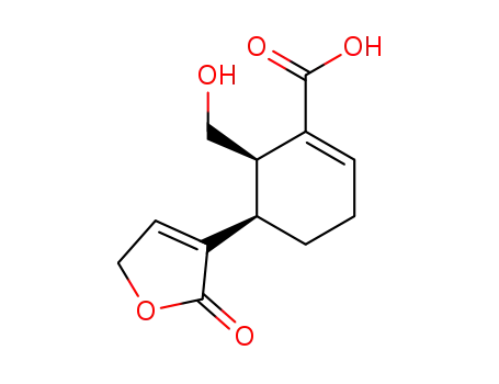 (5R,6R)-(+)-5-(2',5'-Dihydro-2'-oxo-3'-furanyl)-6-hydroxymethyl-1-cyclohexene-1-carboxylic Acid