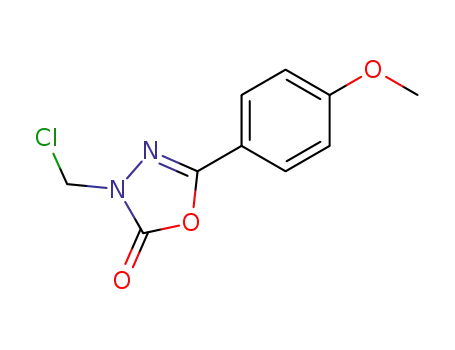 3-Chloromethyl-5-(4-methoxy-phenyl)-3H-[1,3,4]oxadiazol-2-one