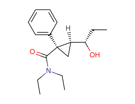 (1R,2S)-2-((S)-1-Hydroxy-propyl)-1-phenyl-cyclopropanecarboxylic acid diethylamide