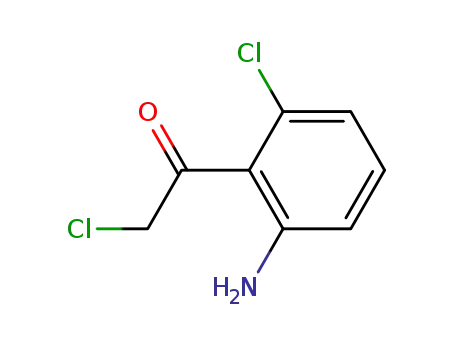 Molecular Structure of 64605-39-6 (Ethanone, 1-(2-amino-6-chlorophenyl)-2-chloro- (9CI))