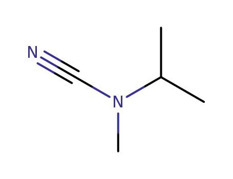 Molecular Structure of 54434-25-2 (Isopropylmethylcyanamide)