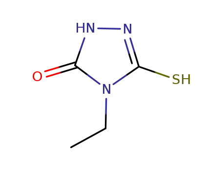 Molecular Structure of 53249-23-3 (1,2,4-Triazolidin-3-one, 4-ethyl-5-thioxo-)