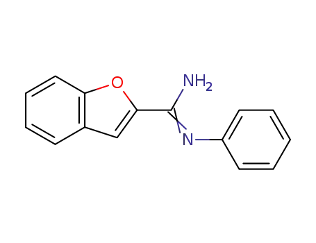 2-Benzofurancarboximidamide, N-phenyl-