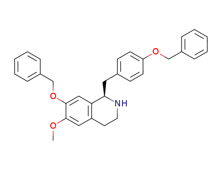 (R)-1-(4-benzyloxybenzyl)-6-methoxy-7-benzyloxy-l,2,3,4-tetrahydroisoquinoline