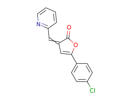 2(3H)-Furanone,5-(4-chlorophenyl)-3-(2-pyridinylmethylene)- cas  7500-09-6