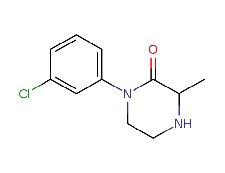 1-(3-chlorophenyl)-3-methylpiperazin-2-one
