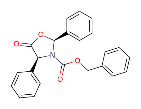 (2S,4S)-3-benzyloxycarbonyl-2,4-diphenyl-1,3-oxazolidin-5-one
