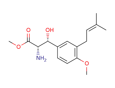 (2S,3R)-2-Amino-3-hydroxy-3-[4-methoxy-3-(3-methyl-but-2-enyl)-phenyl]-propionic acid methyl ester