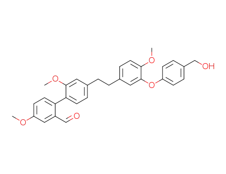 2',4-dimethoxy-4'-{2-[3-(4-hydroxymethylphenoxy)-4-methoxyphenyl]ethyl}biphenyl-2-carbaldehyde