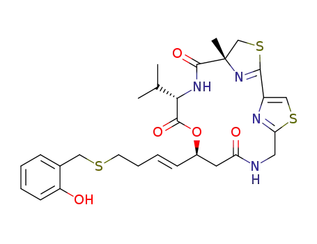 C<sub>28</sub>H<sub>34</sub>N<sub>4</sub>O<sub>5</sub>S<sub>3</sub>