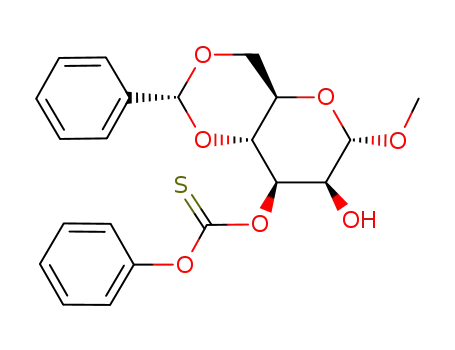 methyl-4,6-O-phenylmethylene-3-O-phenylthionocarbonyl-α-D-mannopyranoside