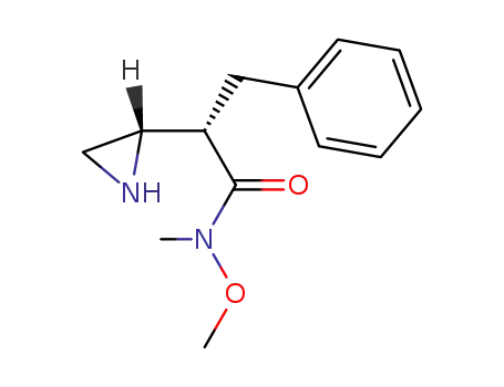 2-aziridin-2-yl-<i>N</i>-methoxy-<i>N</i>-methyl-3-phenyl-propionamide