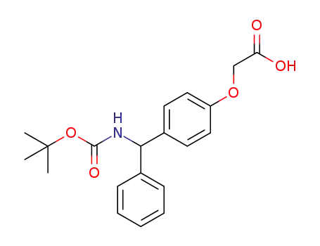 (R/S)-4-(tert-butoxycarbonylaminophenylmethyl)phenoxyacetic acid