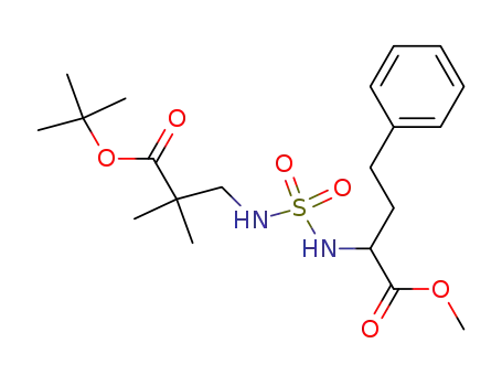 (+/-)-methyl 2-[({[2-(tert-butoxycarbonyl)-2,2-dimethylethyl]amino}sulfonyl)amino]-4-phenylbutanoate