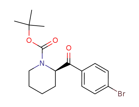 Tert-butyl 2-(4-bromobenzoyl)piperidine-1-carboxylate