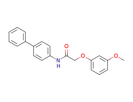 N-biphenyl-4-yl-2-(3-methoxyphenoxy)acetamide