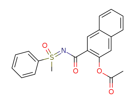 N-[3-acetoxy-β-naptholoyl]-S-methyl-S-phenylsulfoximine