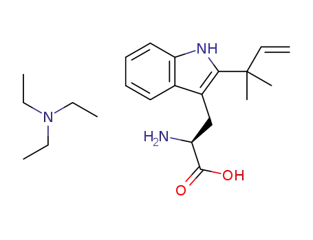 (2S)-2-amino-3-[2-(1,1-dimethyl-2-propenyl)-1H-indol-3-yl]propanoic acid triethylamine salt