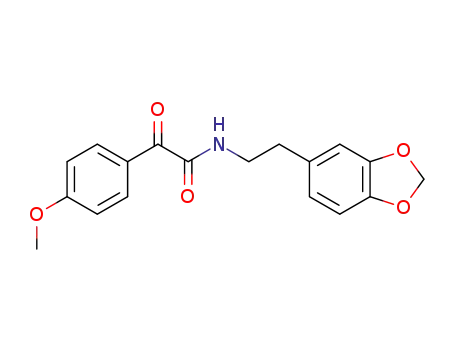 N-(2-(benzo[d][1,3]dioxol-5-yl)ethyl)-2-(4-methoxyphenyl)-2-oxoacetamide