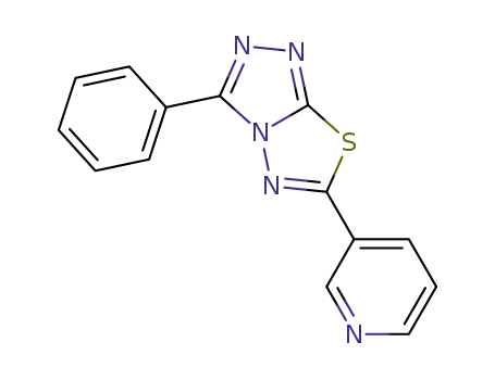 3-phenyl-6-(3-pyridinyl)[1,2,4]triazolo[3,4-b][1,3,4]thiadiazole