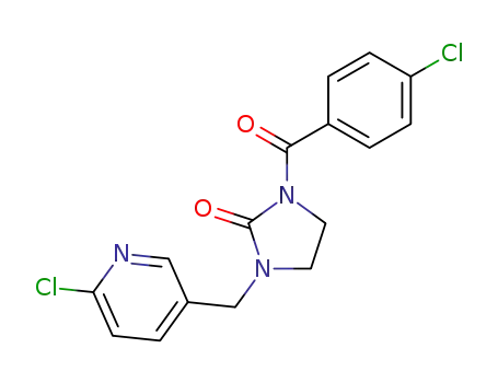 1-(4-chlorobenzoyl)-3-((6-chloropyridin-3-yl)methyl)imidazolidin-2-one