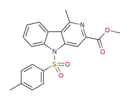 1-methyl-5-(toluene-4-sulfonyl)-5H-pyrido[4,3-b]indole-3-carboxylic acid methyl ester