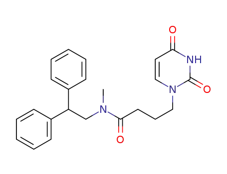 4-(2,4-dioxo-3,4-dihydropyrimidin-1(2H)-yl)-N-(2,2-diphenylethyl)-N-methylbutanamide