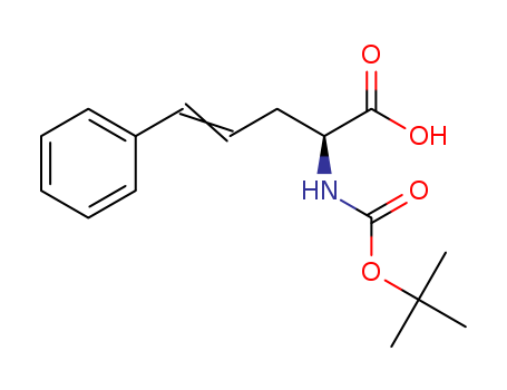 (S)-2-((tert-Butoxycarbonyl)amino)-5-phenylpent-4-enoic acid