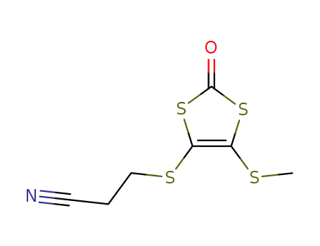3-(5-methylsulfanyl-2-oxo-1,3-dithiol-4-ylsulfanyl)propanenitrile