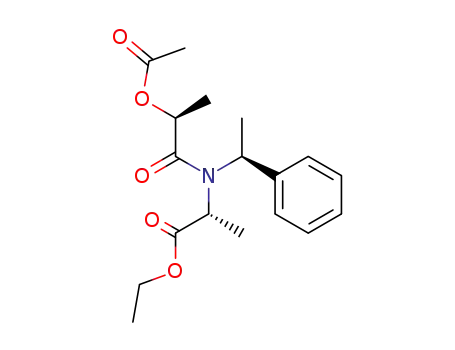 (R)-2-[((S)-2-Acetoxy-propionyl)-((S)-1-phenyl-ethyl)-amino]-propionic acid ethyl ester
