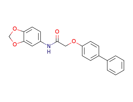N-1,3-benzodioxol-5-yl-2-(biphenyl-4-yloxy)acetamide