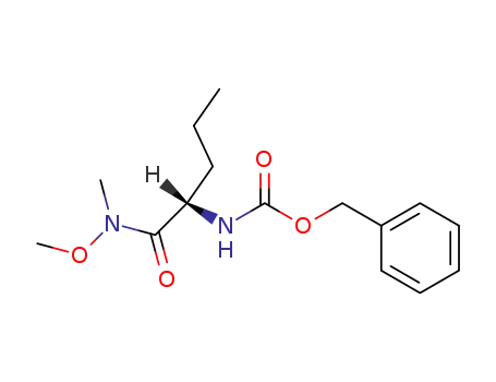 [(1S) -1-[(메 톡시 메틸 아미노) 카르 보닐] 부틸] 카르 바 마이크 산 벤질 에스테르